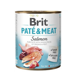 Brit Pate&Meat Salmon 800g mokra karma dla psa