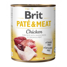 BRIT PATE&MEAT CHICKEN 800g mokra karma dla psa