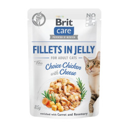 BR.CARE CAT FJ CHOICE CHICKEN&CHEESE POUCH 85g
