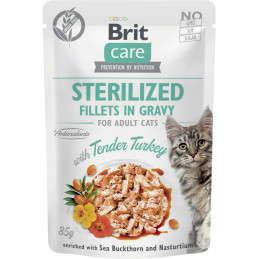 BR.CARE CAT FG STERILIZED TENDER TURKEY POUCH 85g