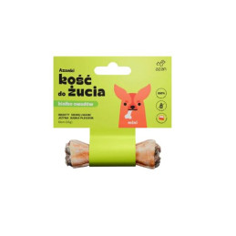 Azanki Kość do żucia MINI z insektami, siemieniem lnianym, jeżyną i babką płesznik 10cm