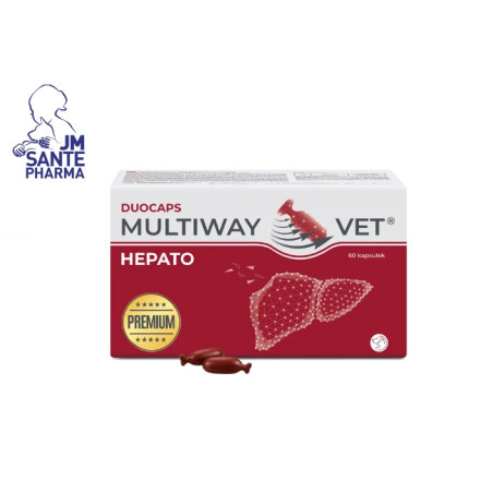 JM Sante, Multiway vet Duocaps HEPATO, kapsułki wspierające wątrobę 60 kaps