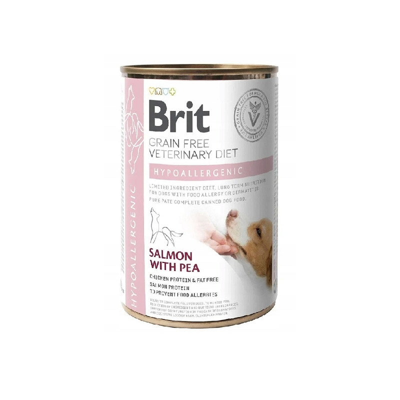 BRIT GF VET. DIETS DOG HYPOALLERGENIC 400g