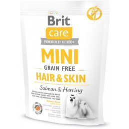BRIT CARE MINI GF HAIR&SKIN 0,4kg