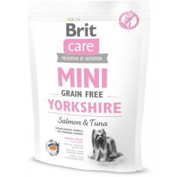 Brit Care, Mini Yorkshire, Grain Free, z łososiem i tuńczykiem, 400 g