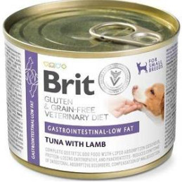 BRIT GF VET. DIETS DOG  GASTROINTESTINAL LOW FAT 200g mokra