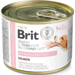 BRIT GF VET. DIETS DOG  HYPOALLERG.200g mokra karma