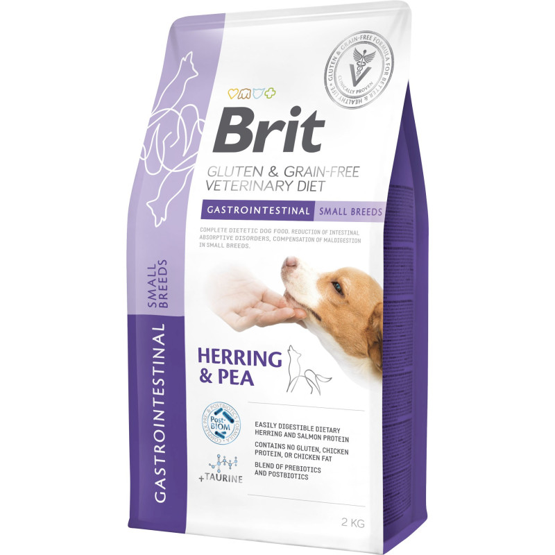 BRIT GF VET DOG GASTROINTESTINAL SMALL BREED 2kg