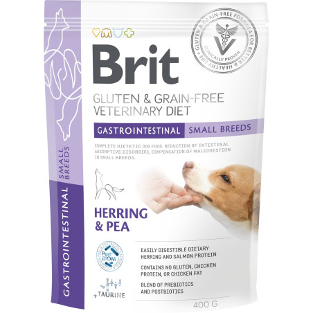 BRIT GF VET DOG GASTROINTESTINAL SMALL BREED 0,4kg