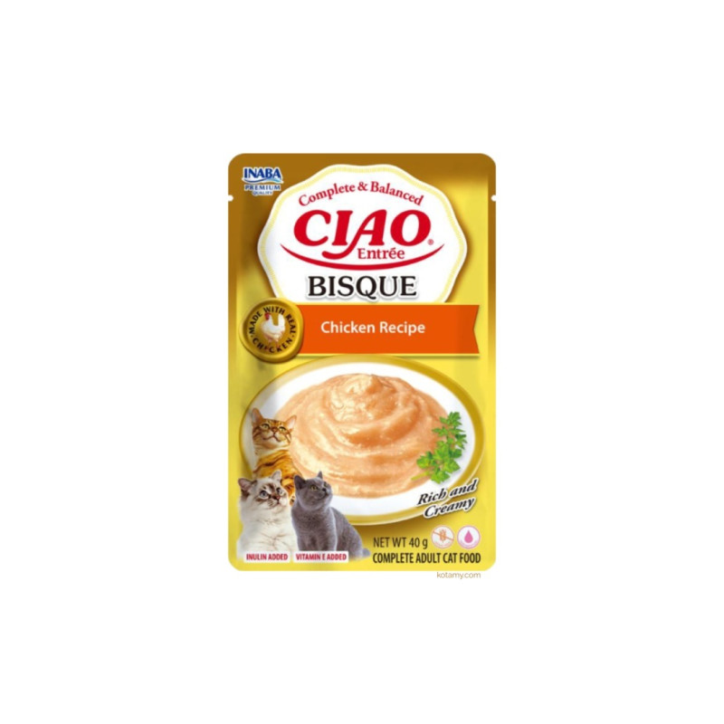 INABA CAT CIAO ENTRÉE BISQUE CHICKEN 40g
