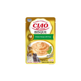 INABA CAT CIAO ENTRÉE BISQUE CHICKEN & TUNA 40g