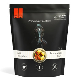 NERO Soft Premium – Sucha Karma dla Psa z Koniną i Ziemniakami | Miękkie Granulki | 3 kg