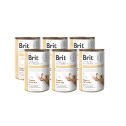 6 x 400 g | Brit VD Dog Hepatic – Karma Weterynaryjna dla Psa | Na Wątrobę | Indyk z Groszkiem