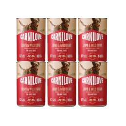 CARNILOVE DOG CAN LAMB&WILDBOAR 6 x 400g