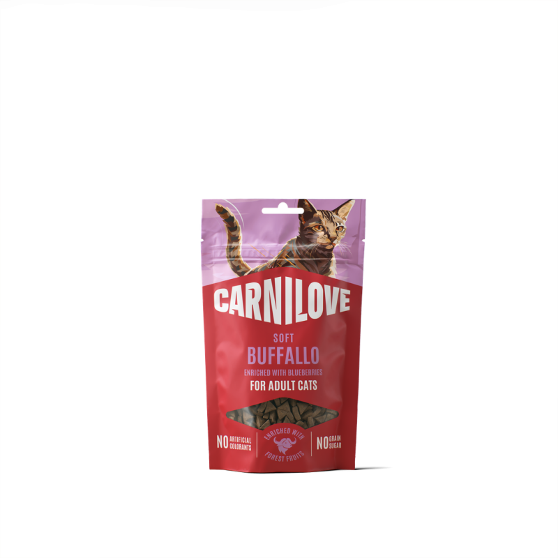 CARNILOVE CAT SOFT SNACK BUFFALLO 50g