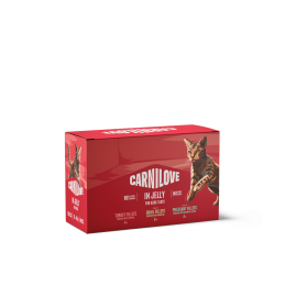 CARNILOVE CAT POUCH JELLY MULTIPACK (12X85g)