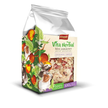 Vita Herbal, mix jabłkowy, 100g,1 szt ZVP-4109 dla gryzoni i królika