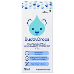 BIOWET BuddyDrops – Nawilżające Krople do Oczu dla Psów i Kotów | 10 ml