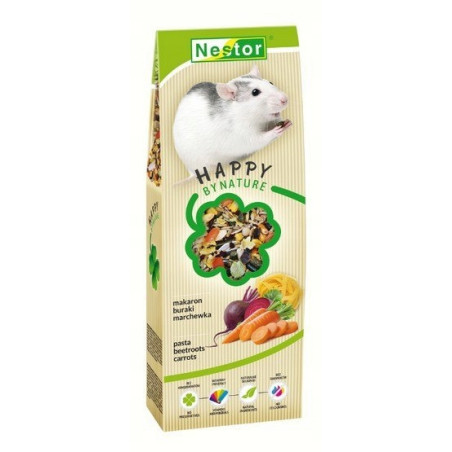 Nestor Happy by Nature – Pokarm dla Szczura | Makaron i Warzywa | 360 g