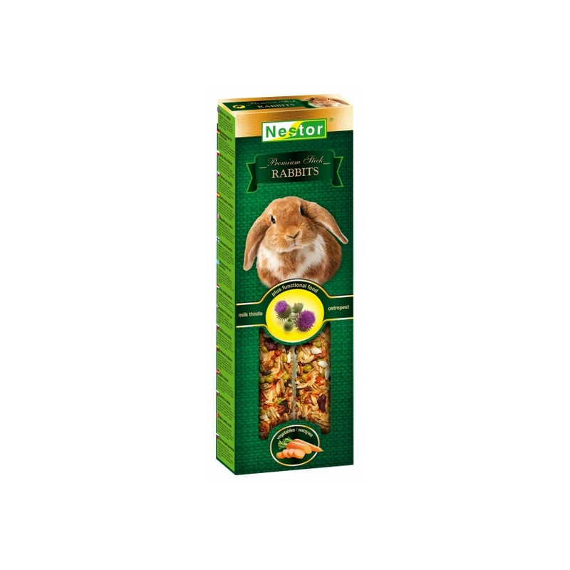 Nestor Premium – Kolby dla Królika | Wielosmakowe z Ostropestem | 115 g