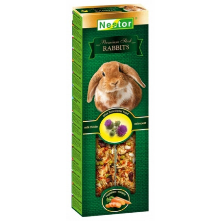 Nestor Premium – Kolby dla Królika | Wielosmakowe z Ostropestem | 115 g