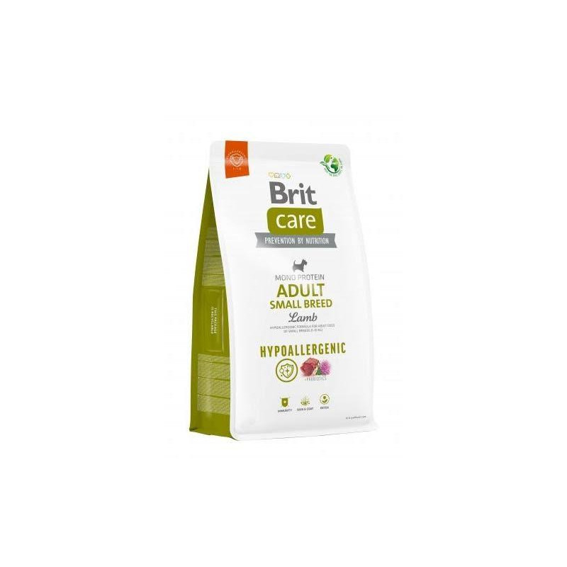 Brit Care – Karma dla Psa Małej Rasy | Hipoalergiczna Jagnięcina i Ryż | 3 kg