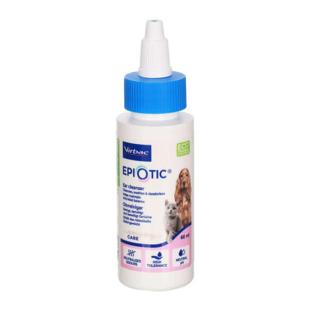 Virbac Epiotic – Płyn do Czyszczenia Uszu dla Psa i Kota | 60