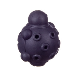 Barry King – Zabawka dla Psa Żółw na Przysmaki | Zabawka z Kauczuku | Czarna 7,5 cm S