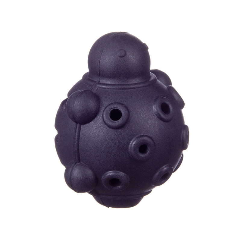 Barry King – Zabawka dla Psa Żółw na Przysmaki | Zabawka z Kauczuku | Czarna 7,5 cm S