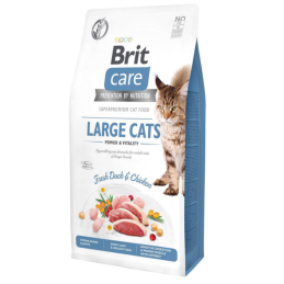 Brit Care Cat Grain-Free – Karma dla Dużych Dorosłych Kotów | Wsparcie Siły i Witalności | 7 kg