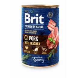 Brit Premium by Nature – Mokra Karma dla Psa | Wieprzowina z Tchawicą | 400 g