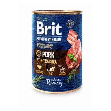 Brit Premium by Nature – Mokra Karma dla Psa | Wieprzowina z Tchawicą | 400 g