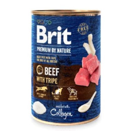 Brit Premium by Nature – Mokra Karma dla Psa | Wołowina z Flakami | 400 g