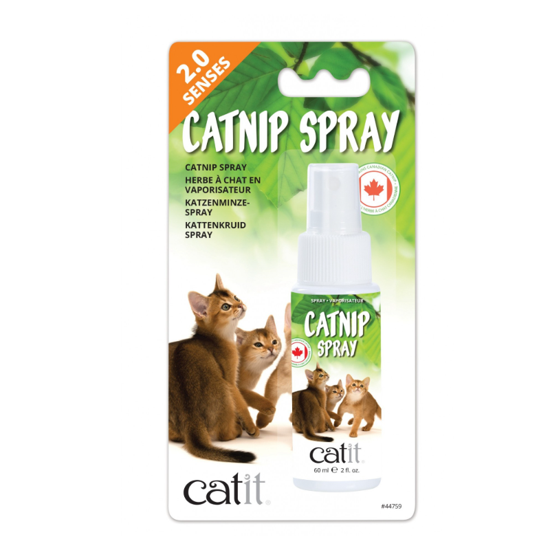 Catit Senses 2.0 – Spray z Kocimiętką dla Kota | Pobudza do Zabawy | 60 ml