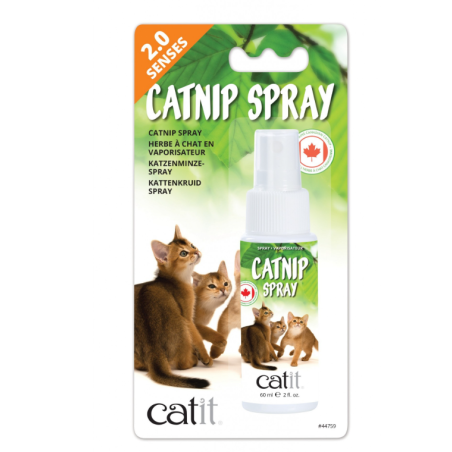 Catit Senses 2.0 – Spray z Kocimiętką dla Kota | Pobudza do Zabawy | 60 ml