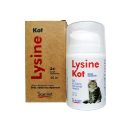 ScanVet Lysine Kot – Żel z L-Lizyną dla Kotów | 50 ml