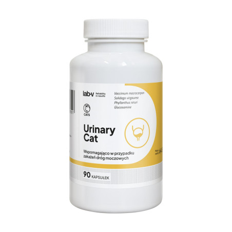 Lab-v Urinary Cat – Wsparcie Dróg Moczowych dla Kotów | 90 kapsułek