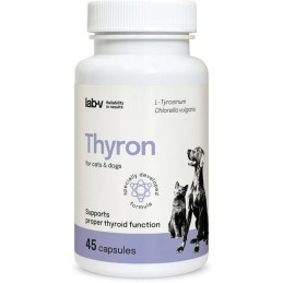 Lab-v Thyron – Wsparcie Tarczycy dla Psów i Kotów | 45 kapsułek
