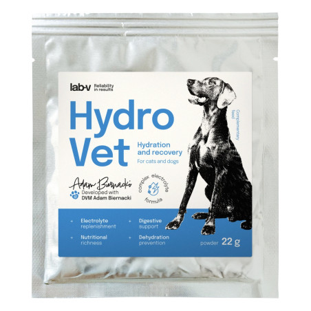 Lab-v Hydro Vet Dog – Elektrolity dla Psa | 22 g