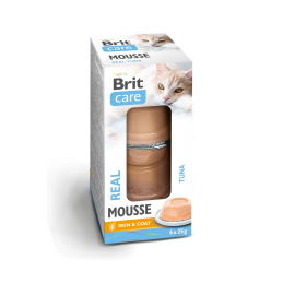 Brit Care Mousse – Tuńczyk dla Kota | 6 × 25 g