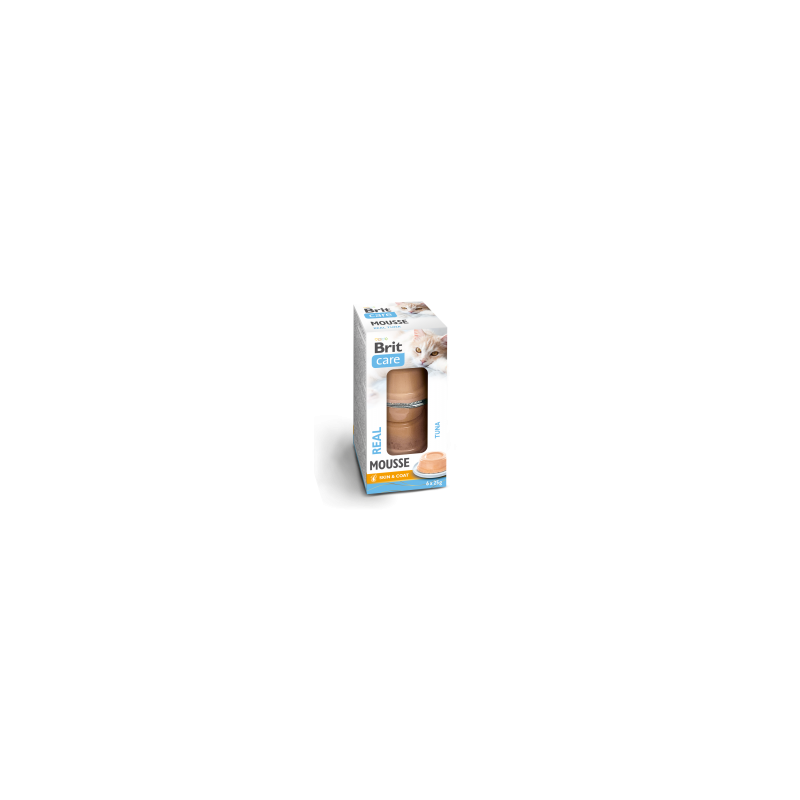 Brit Care Mousse – Tuńczyk dla Kota | 6 × 25 g