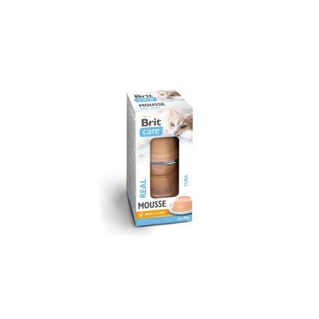 Brit Care Mousse – Tuńczyk dla Kota | 6 × 25 g