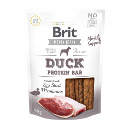 Brit Jerky – Baton z Kurczakiem i Kaczką dla Psa | 80 g