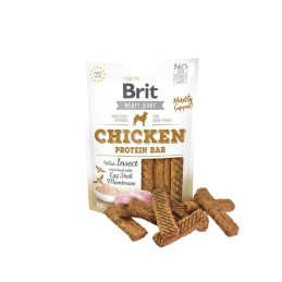 Brit Jerky – Baton Proteinowy z Kurczakiem i Owadami | 80 g