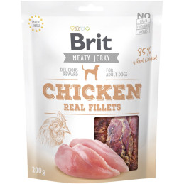 Brit Jerky – Filety z Kurczaka dla Psa | 200 g