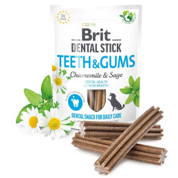 Brit Przysmak Dental Stick Teeth&Gums with Chamomile&Sage dla psa op. 251g