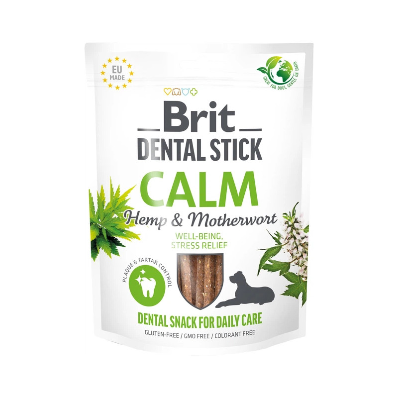 Brit Przysmak Dental Stick Calm Hemp&Motherwort dla psa op. 251g