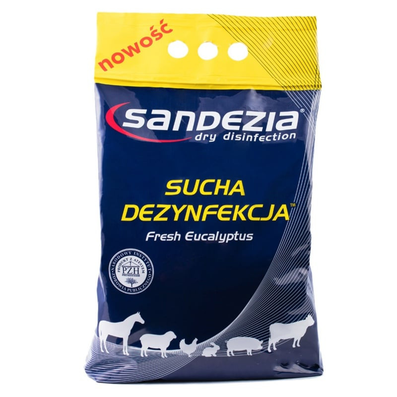 Sandezia, sucha dezynfekcja, wirusy, bakterie, 10 kg