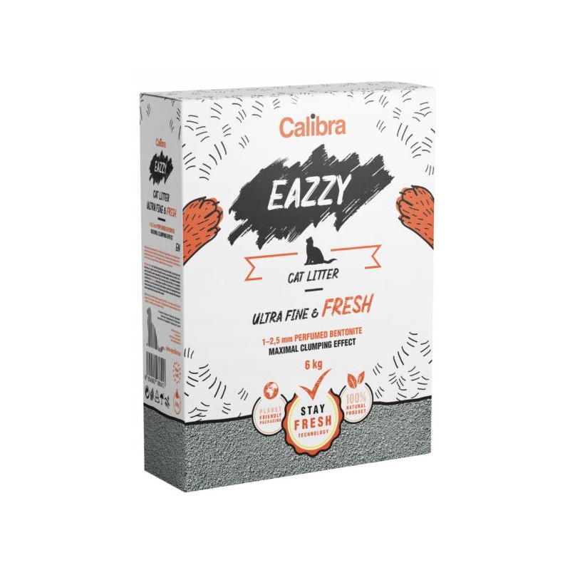 Calibra, żwirek Eazzy Ultra Fine & Fresh, 6 kg