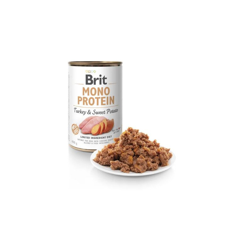 BRIT MONO PROTEIN TURKEY&SWEET POTATO 400g